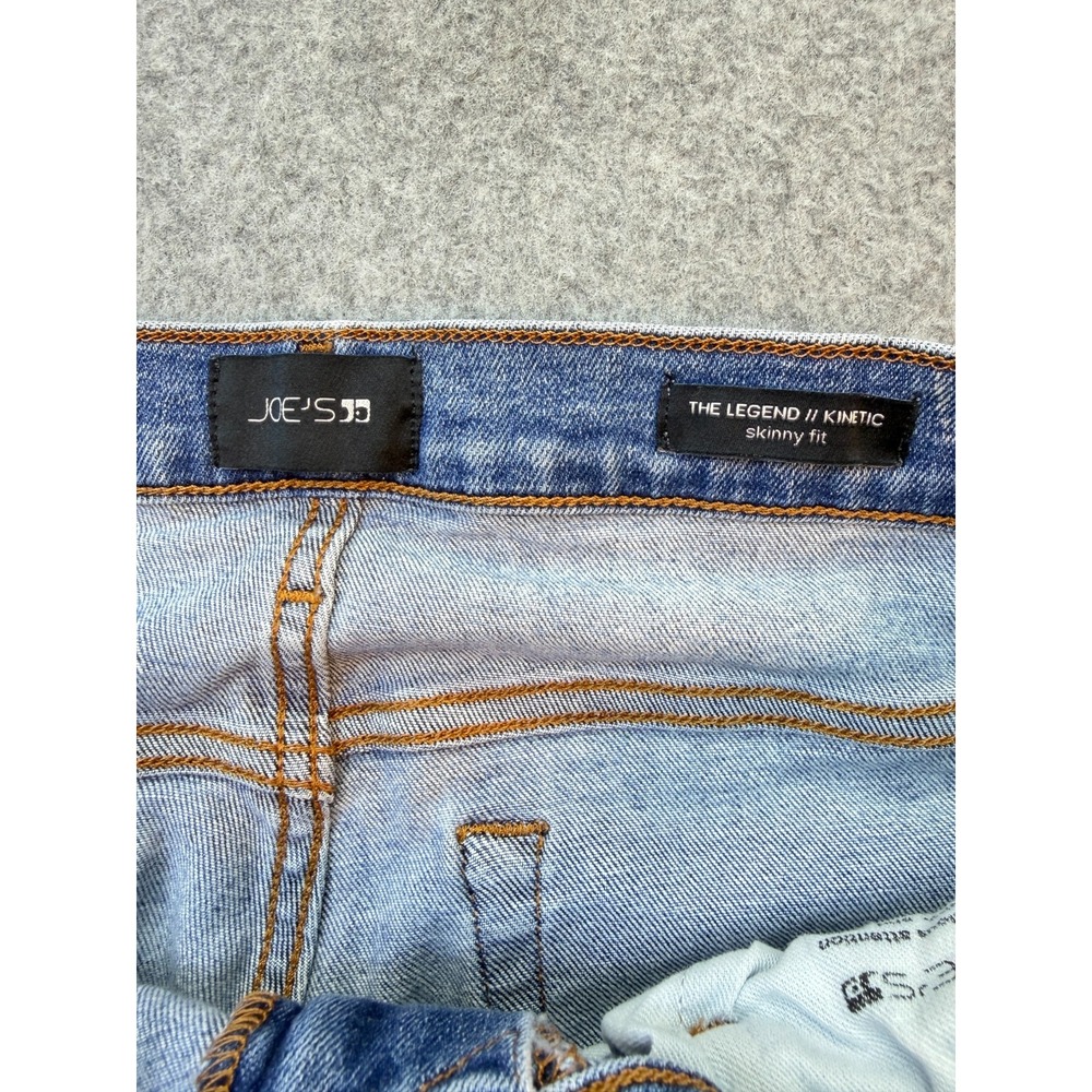 Joe's Jeans Mens Jeans The Legend Riza Blue‎ Denim 29x30 Skinny Kinetic Bleach - Picture 7 of 11